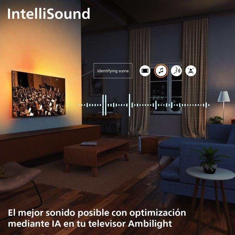 TV Philips QD MiniLED 75MLED920 75" 4K UltraHD 120Hz Smart TV Titan OS Dolby Vision Atmos