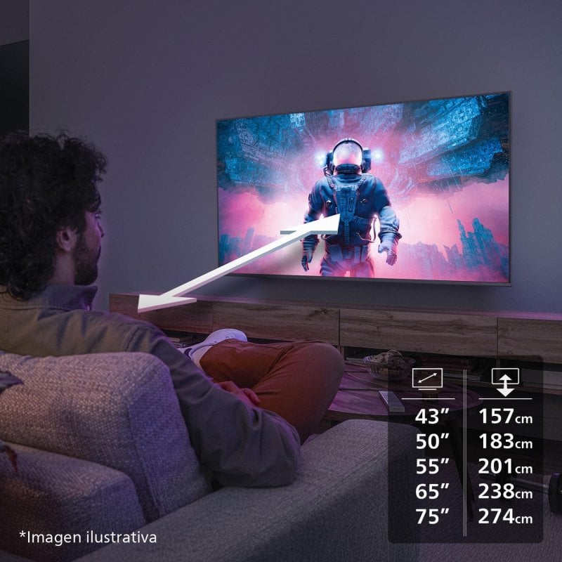 Philips QLED 50PUS7810 50″ 4K UHD Titan OS Ambilight Dolby Atmos Alexa