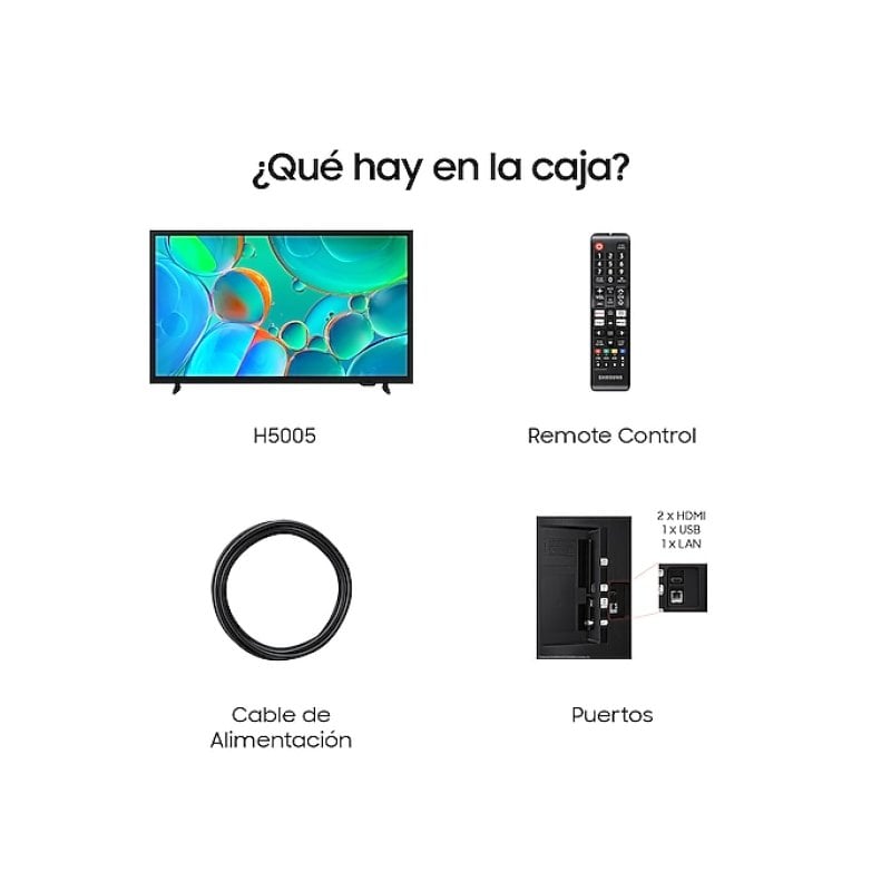 Samsung H5000 LED 32" UE32H5002FKXXH HD Ready HDR Tizen