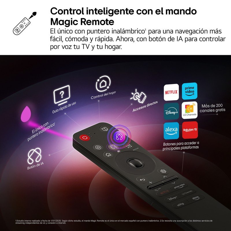 LG QNED 55QNED82A6B 55" 4K Ultra HD, Telecomando magico, HDMI 2.1, AI Sound Pro
