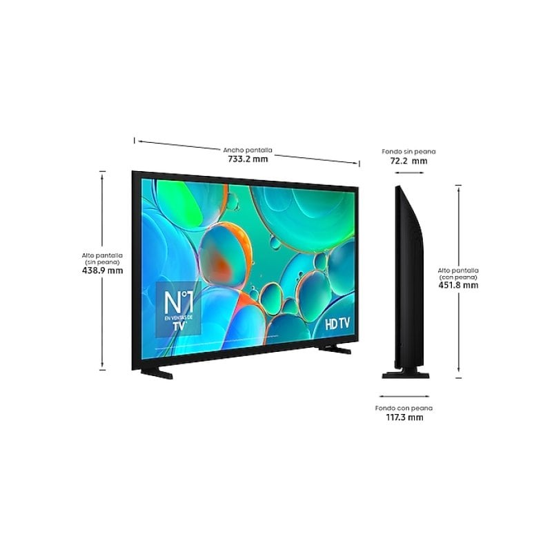 Samsung H5000 LED 32" UE32H5002FKXXH HD Ready HDR Tizen