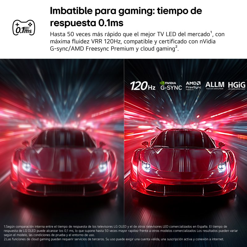 TV LG OLED AI OLED65B6ELC 65" 4K UltraHD 120Hz Smart TV WebOS HDR10 Dolby Vision Gaming