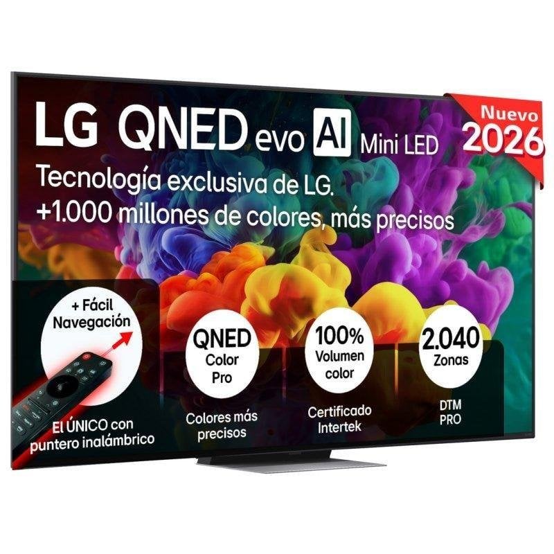 TV LG QNED MiniLED 55QNED86B6B 55" 4K UltraHD 144Hz Smart TV WebOS Dolby Vision