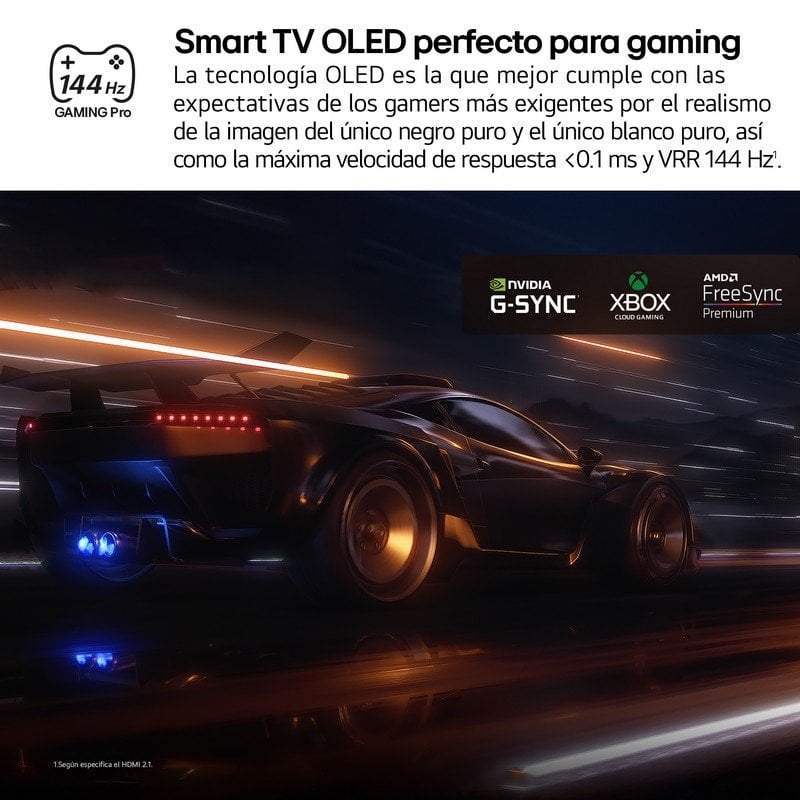 TV LG OLED evo OLED42C54LA 42" 4K UltraHD 144Hz Smart TV WebOS HDR10 Dolby Atmos Dolby Vision