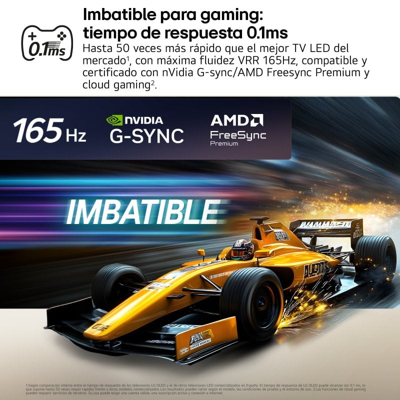 TV LG OLED evo AI OLED42C64LA 42" 4K UltraHD 120Hz Smart TV WebOS Dolby Vision Atmos