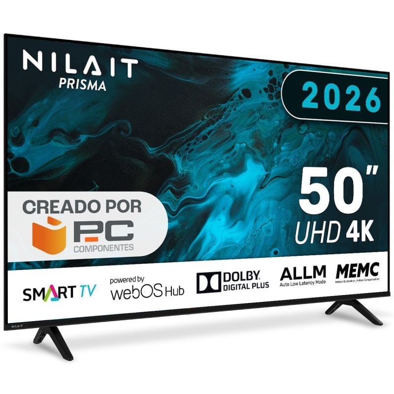 TV Nilait LED Prisma 50UD7004SWOS 50" 4K UltraHD 60Hz Smart TV WebOS HDR10