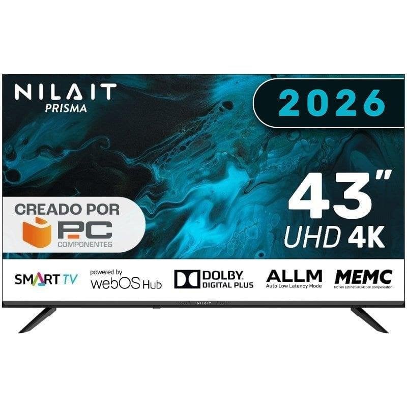 TV Nilait LED 43UD7004SWOS 43" 4K UltraHD 60Hz Smart TV WebOS HDR10 Dolby Audio