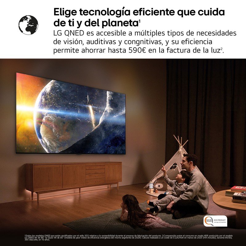LG QNED 55QNED82A6B 55" 4K Ultra HD, Telecomando magico, HDMI 2.1, AI Sound Pro