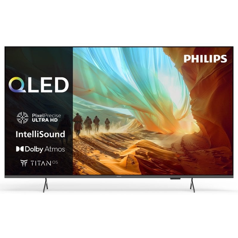 TV Philips QLED 55PQS7801/12 55" 4K UltraHD 60Hz Smart TV Titan OS HDR10+ Dolby Atmos