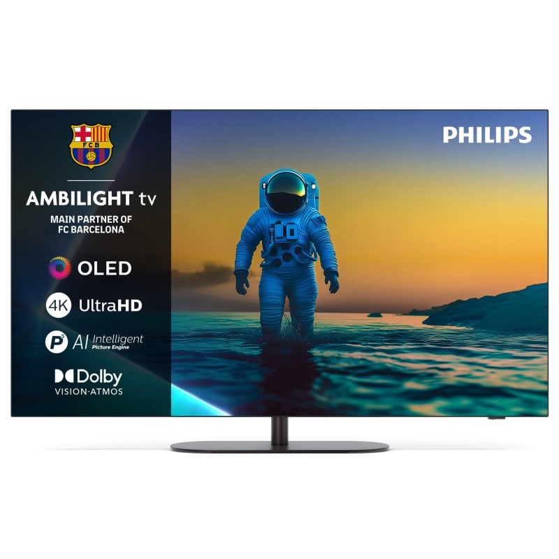Philips Ambilight OLED 48" 48OLED820 UltraHD 4K Dolby Vision e Dolby Atmos Google TV