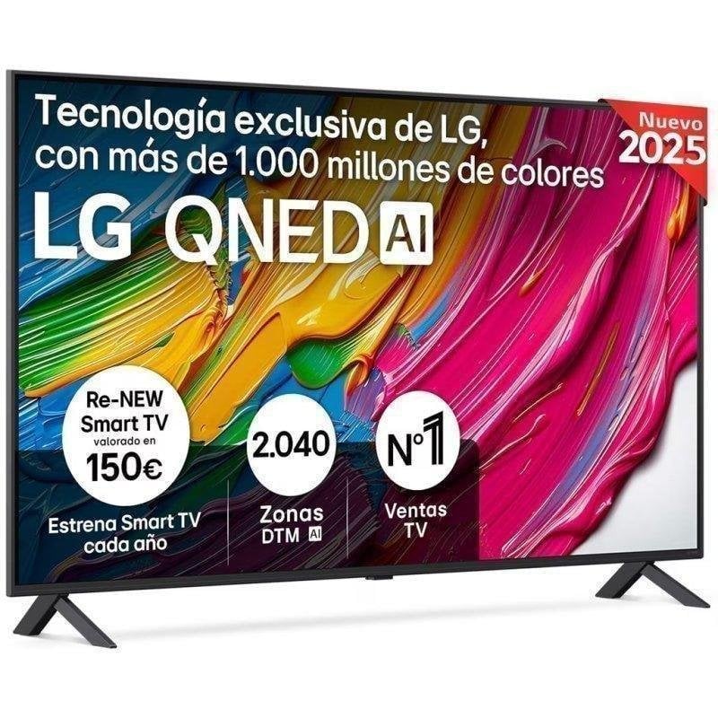 TV LG QNED 55QNED80A3A 55" 4K UltraHD 60Hz Smart TV WebOS HDR10 Colore QNED IA