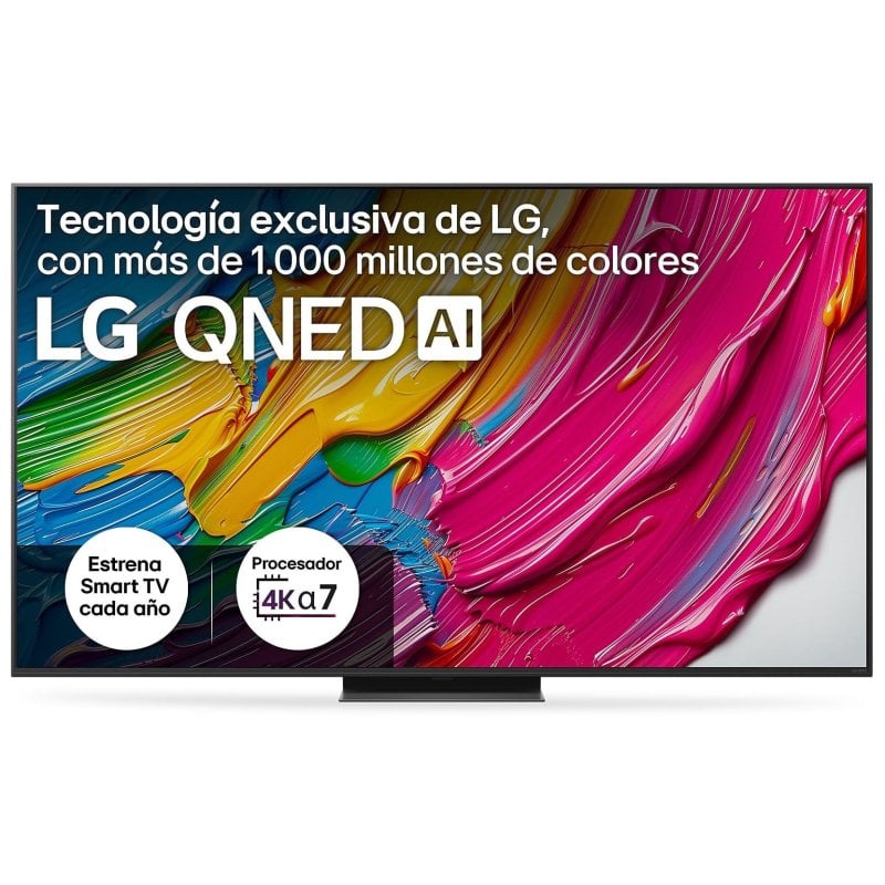 TV LG QNED 86QNED81A6A 86" 4K UltraHD 60Hz Smart TV WebOS HDR10 Pro AI