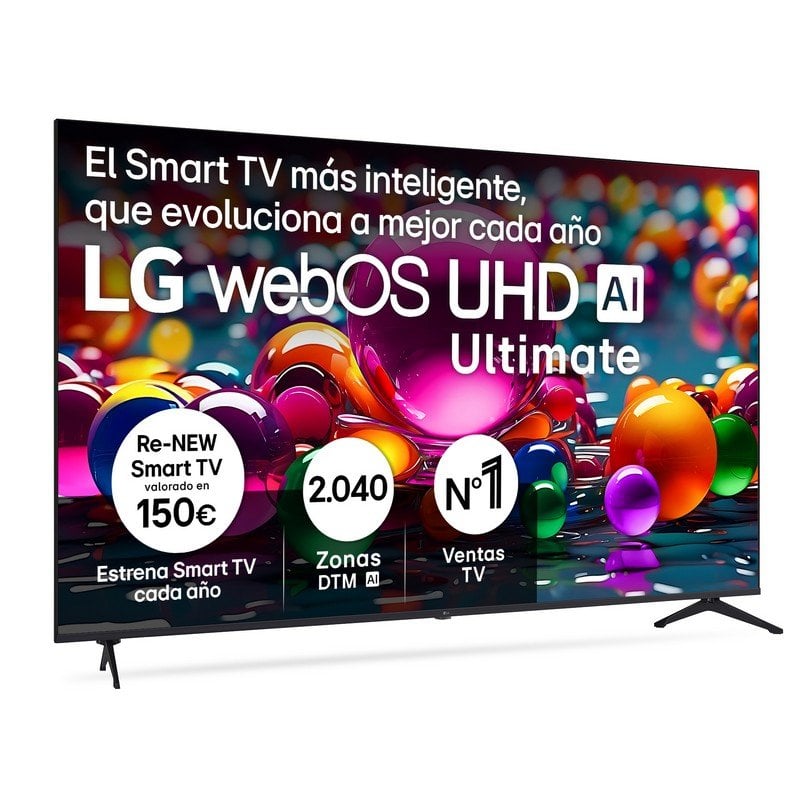 TV LG LED 75UA74006LB 75" 4K UltraHD 60Hz Smart TV WebOS HDR10 Pro AirPlay2