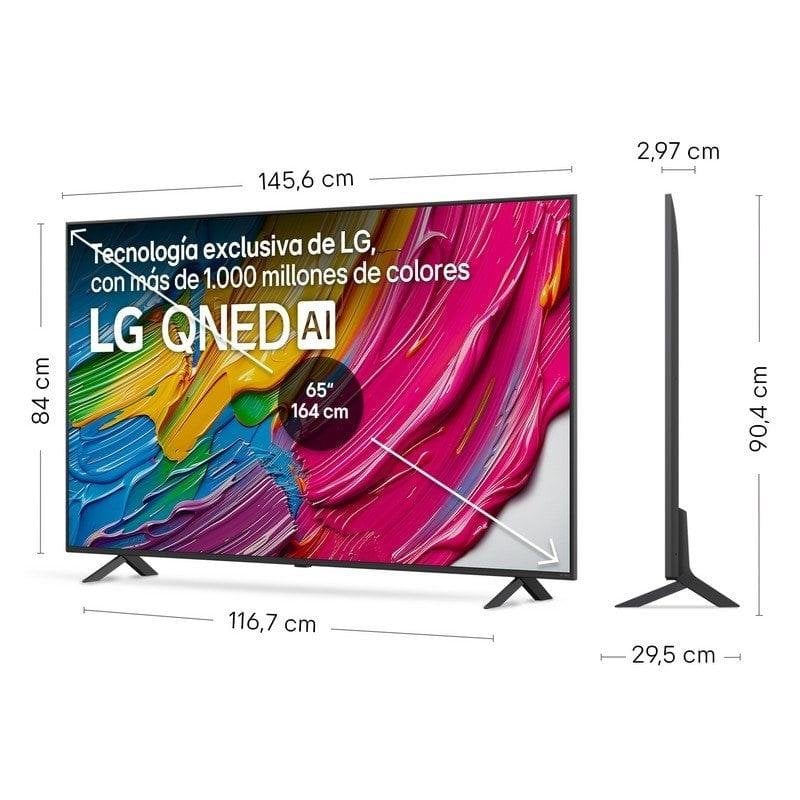 TV LG QNED 65QNED80A6A 65" 4K UltraHD 60Hz Smart TV WebOS HDR10 AI Sound Pro