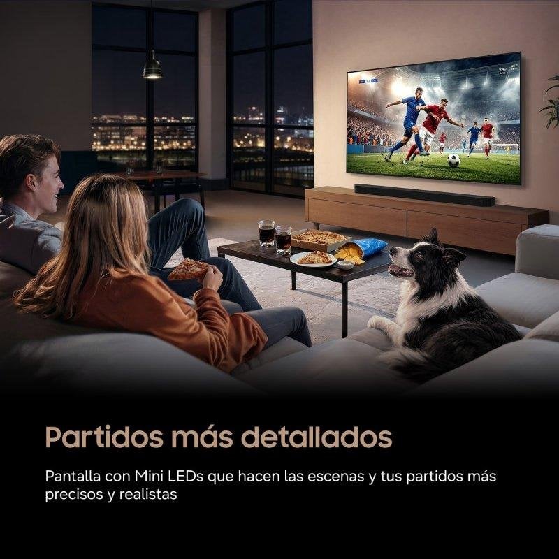 TV Samsung Mini LED TU55M73HAUXXC 55" 4K UltraHD 120Hz Smart TV Tizen HDR10+ Vision AI