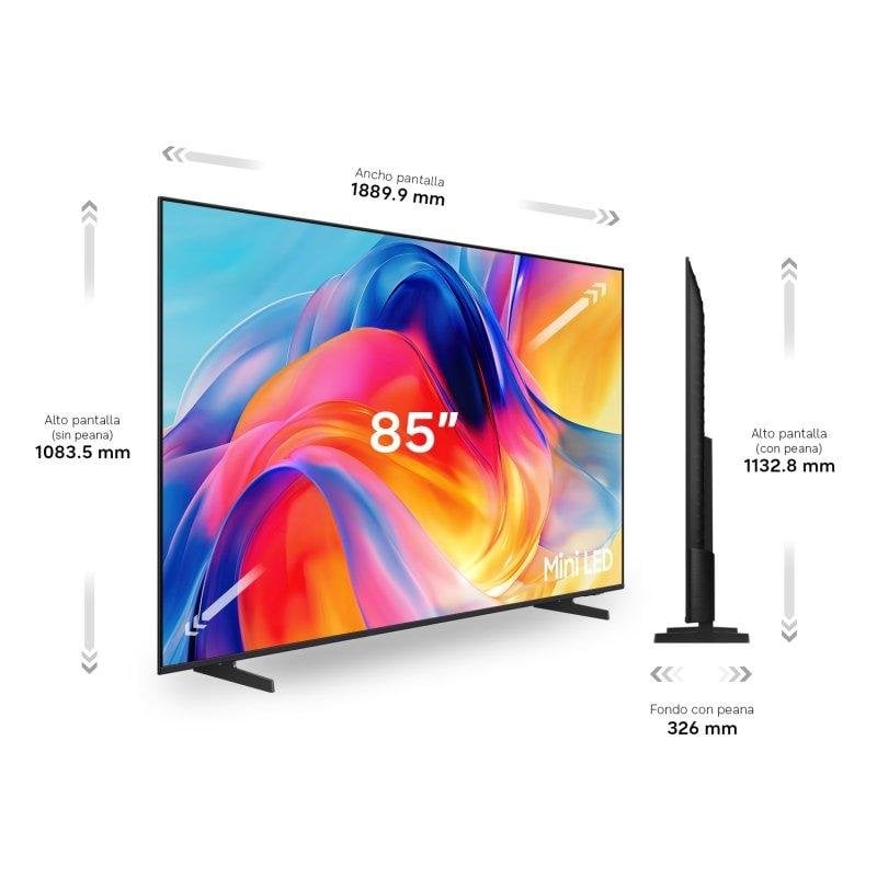 TV Samsung Mini LED TU85M73HAUXXC 85" 4K UltraHD 120Hz Smart TV Tizen HDR10 Vision AI