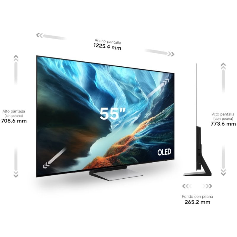 TV Samsung OLED QE55S90HAEXXH 55" 4K UltraHD 100Hz Smart TV Tizen HDR10 Dolby Atmos
