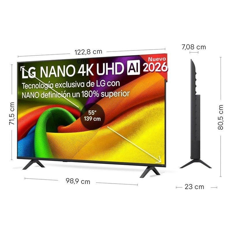 TV LG NanoCell 55NU850B6LA 55" 4K UltraHD 60Hz Smart TV WebOS HDR10 Pro IA