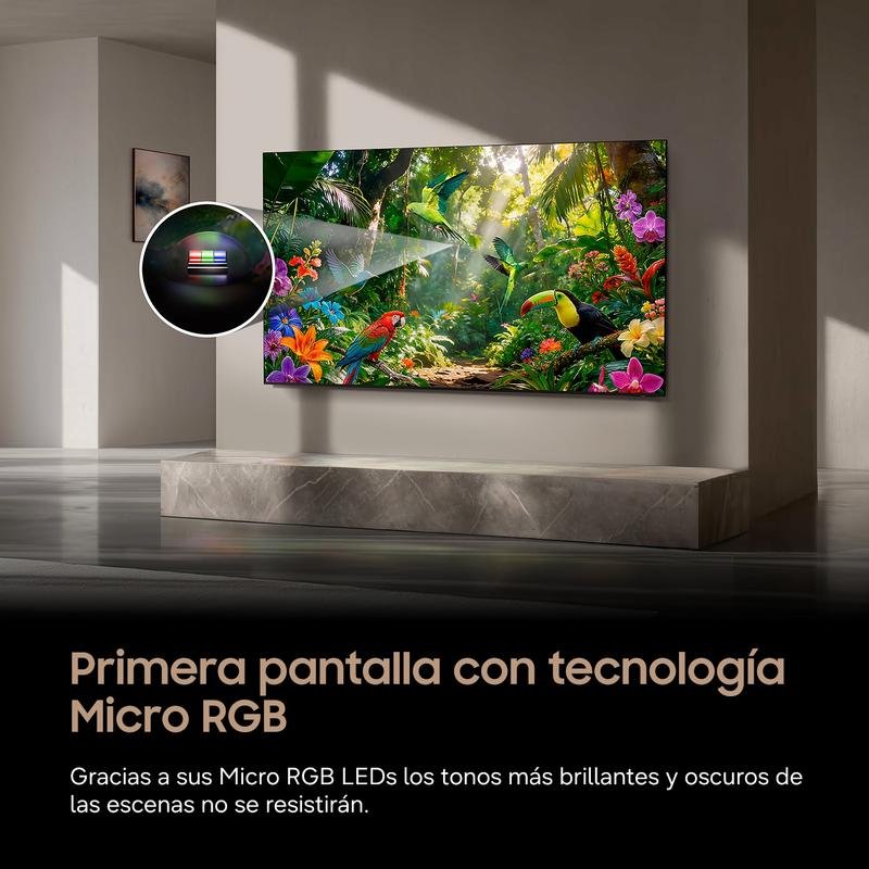 TV Samsung Micro RGB R85H 75" 4K UltraHD 144Hz Smart TV Tizen HDR10+ Dolby Atmos