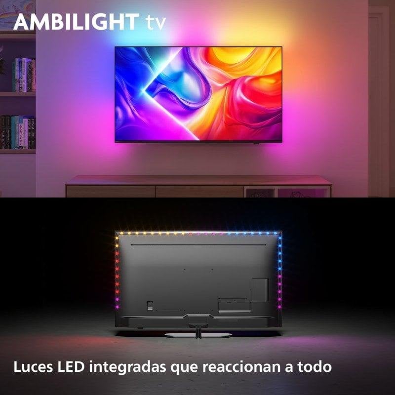 TV Philips QLED 43PUS9010 43" 4K UltraHD 120Hz Smart TV Titan OS Dolby Vision Ambilight