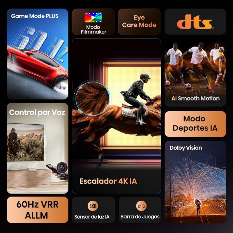 TV Hisense QLED 85A6Q 85" 4K UltraHD 60Hz Smart TV VIDAA Dolby Vision DTS Virtual X