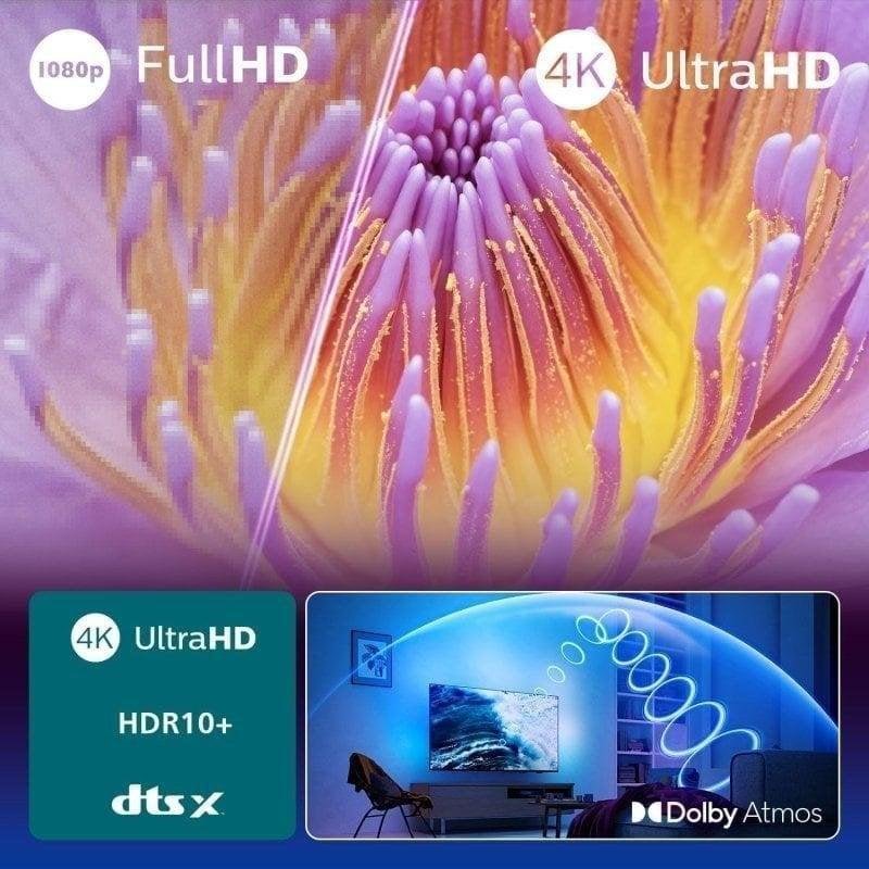 TV Philips LED 50PUS8010 50" 4K UltraHD 60Hz Smart TV Titan OS HDR10 Ambilight