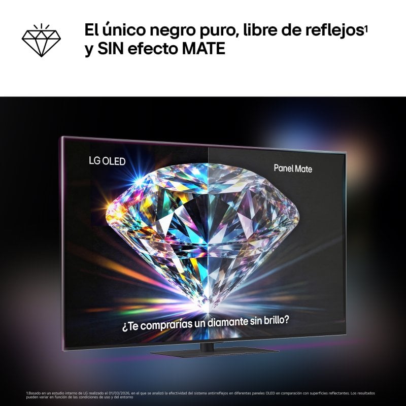 TV LG OLED evo OLED55G64LW 55" 4K UltraHD 120Hz Smart TV WebOS HDR10 Dolby Vision