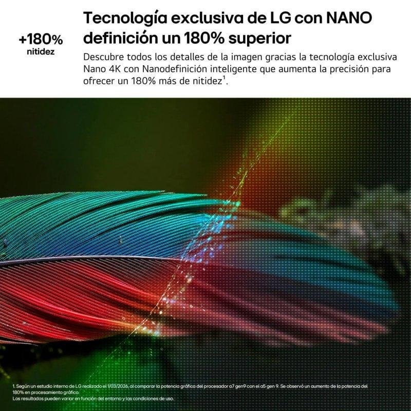 TV LG NanoCell 43NU8E0B3LA 43" 4K UHD 60Hz Smart TV WebOS HDR10 AI Sound
