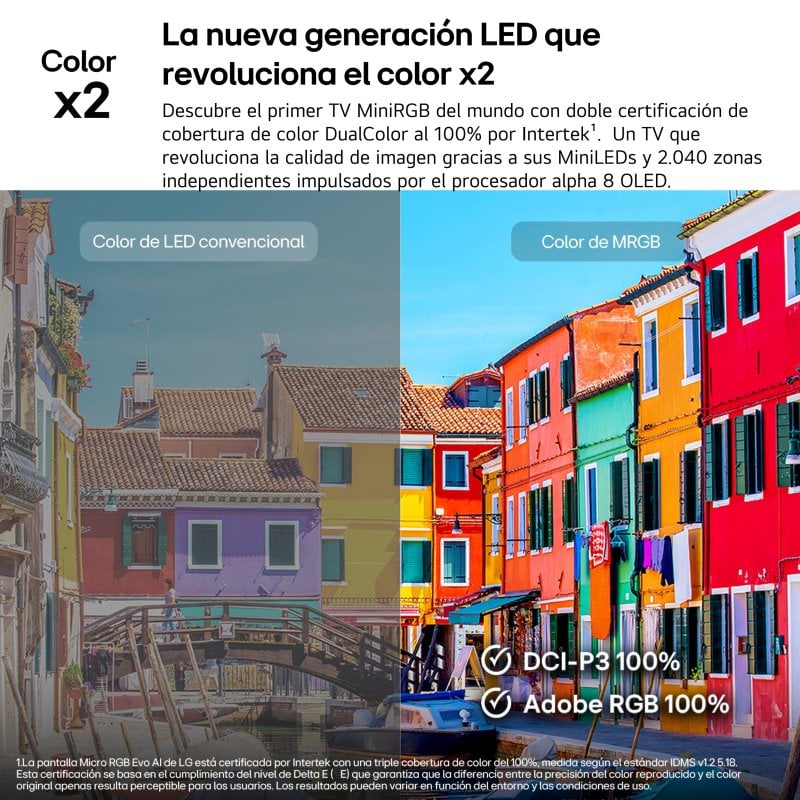 TV LG Mini RGB 55MRGB87B6B 55" 4K UltraHD 120Hz Smart TV WebOS HDR10 Dolby Vision