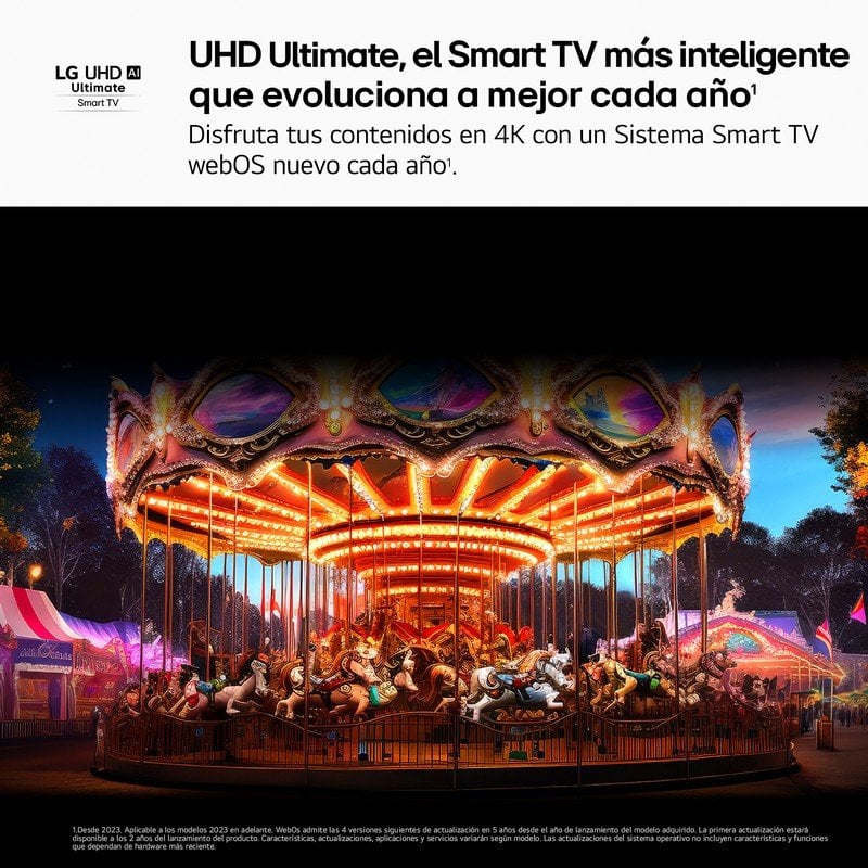 TV LG LED 75UA74006LB 75" 4K UltraHD 60Hz Smart TV WebOS HDR10 Pro AirPlay2