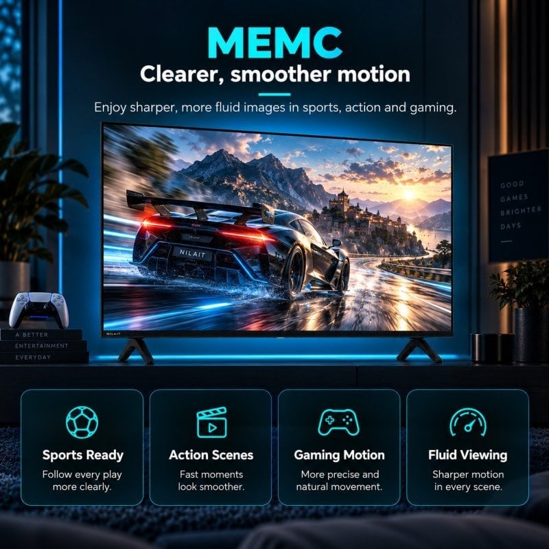 TV Nilait LED Prisma 50UD7004SWOS 50" 4K UltraHD 60Hz Smart TV WebOS HDR10