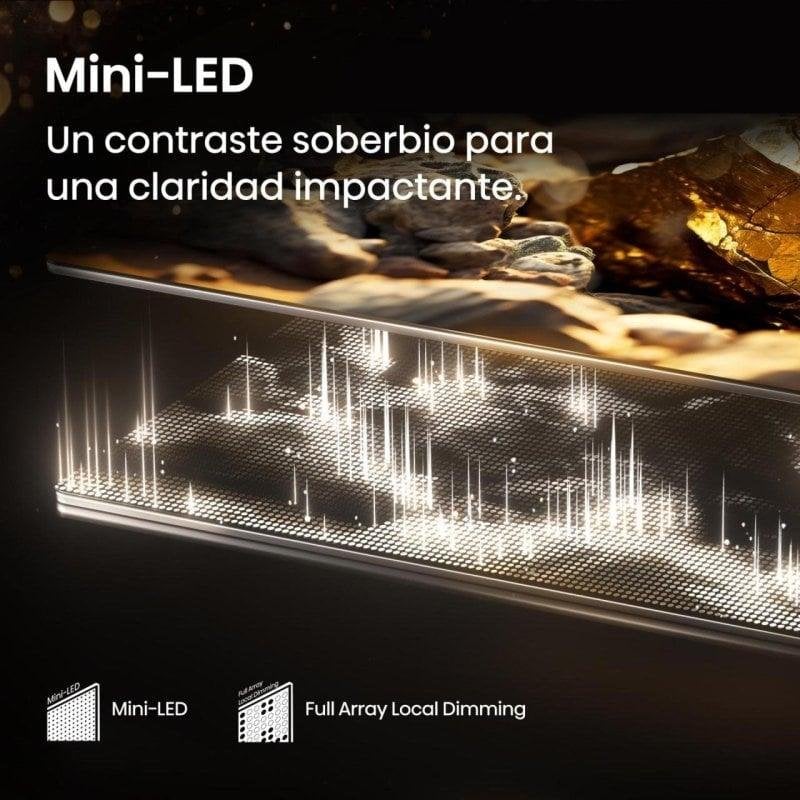 TV Hisense Mini LED 50E8Q 50" 4K UltraHD 144Hz Smart TV VIDAA Dolby Vision IQ Dolby Atmos