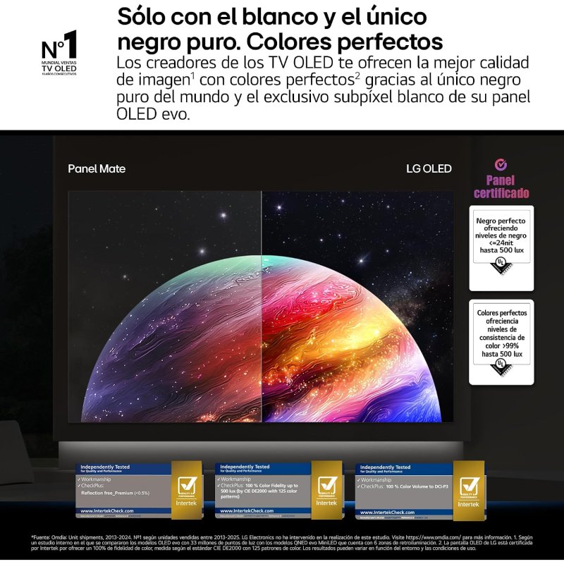 TV LG OLED evo AI OLED55C64LA 55" 4K UltraHD 120Hz Smart TV WebOS HDR10 Dolby Vision Dolby Atmos