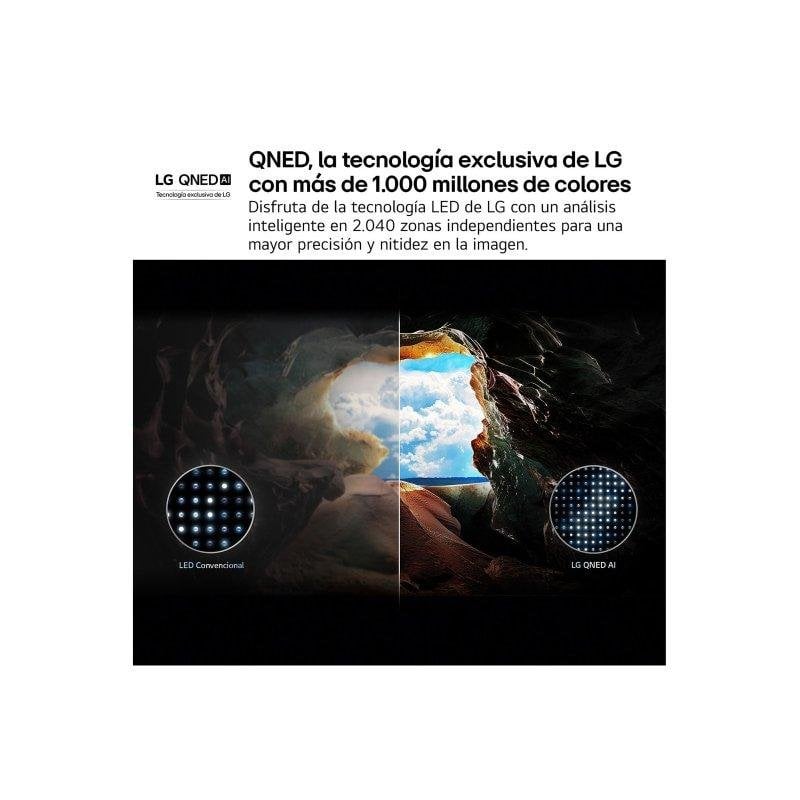 TV LG QNED 86QNED81A6A 86" 4K UltraHD 60Hz Smart TV WebOS HDR10 Pro AI