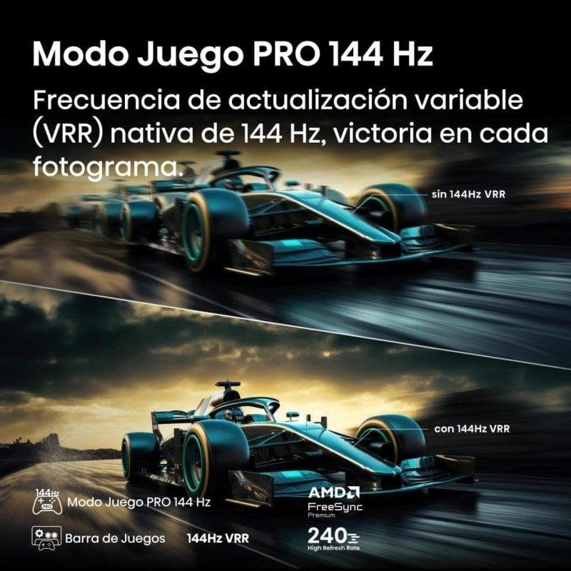 TV Hisense Mini LED 50E8Q 50" 4K UltraHD 144Hz Smart TV VIDAA Dolby Vision IQ Dolby Atmos