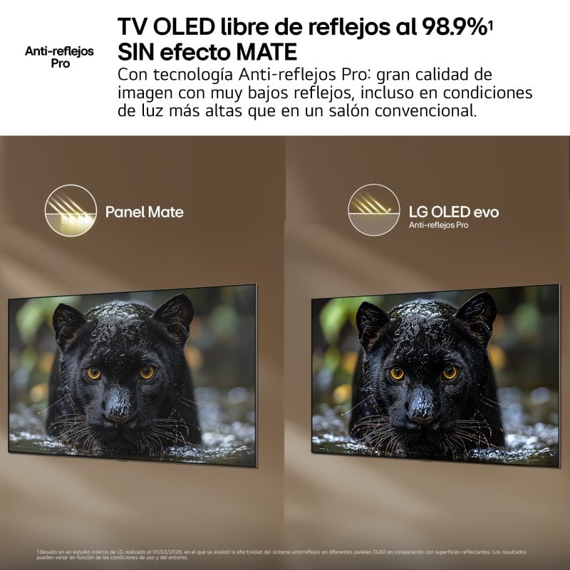 TV LG OLED evo AI OLED42C64LA 42" 4K UltraHD 120Hz Smart TV WebOS Dolby Vision Atmos