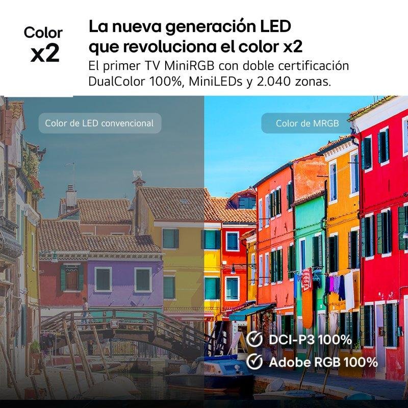 TV LG Mini RGB 75MRGB87B6B 75" 4K UltraHD 120Hz Smart TV WebOS Dolby Vision Dolby Atmos