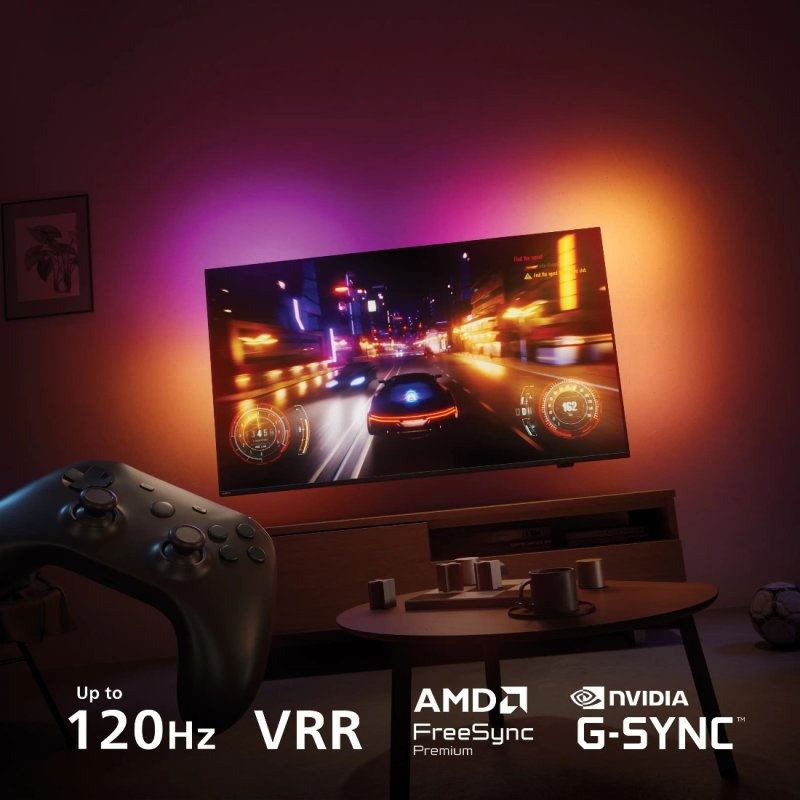 TV Philips OLED 55OLED761 55" 4K UltraHD 120Hz Smart TV Titan OS HDR10+ Dolby Atmos Ambilight