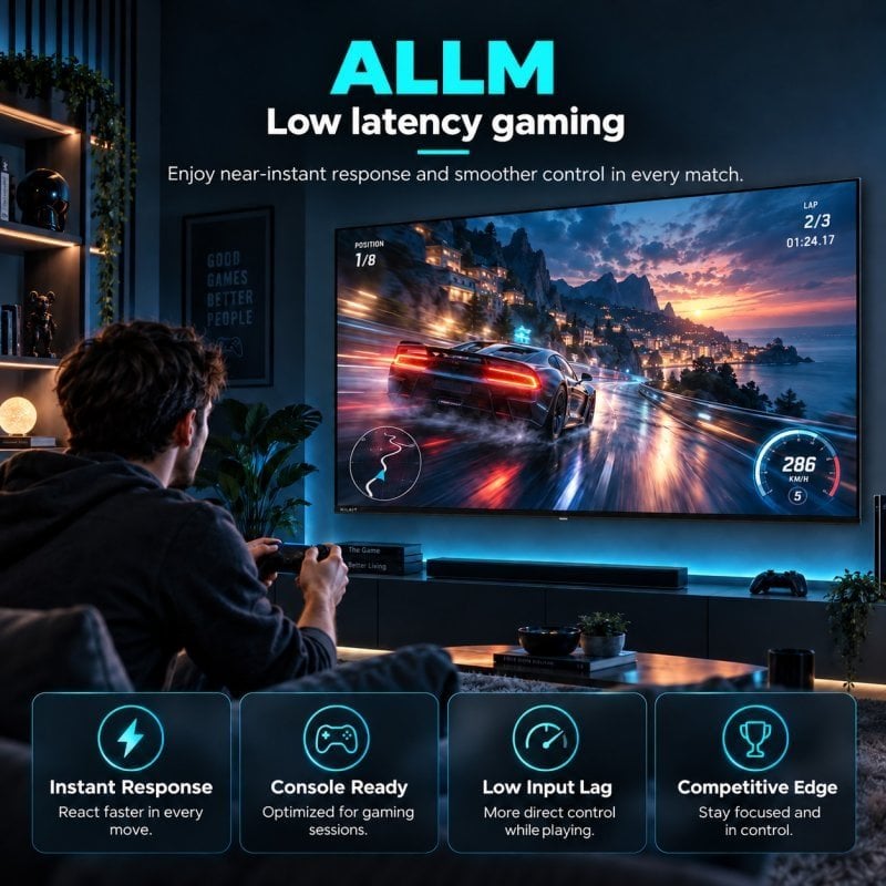 TV Nilait LED Prisma 50UD7004SWOS 50" 4K UltraHD 60Hz Smart TV WebOS HDR10
