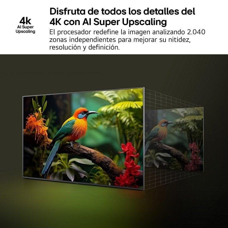 TV LG QNED 65QNED80A6A 65" 4K UltraHD 60Hz Smart TV WebOS HDR10 AI Sound Pro