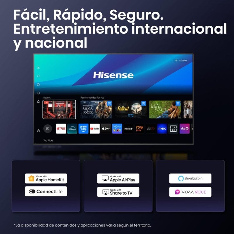 Hisense QLED 75A7Q 75″ 4K Dolby Vision Subwoofer HDMI 2.1 Smart Bluetooth