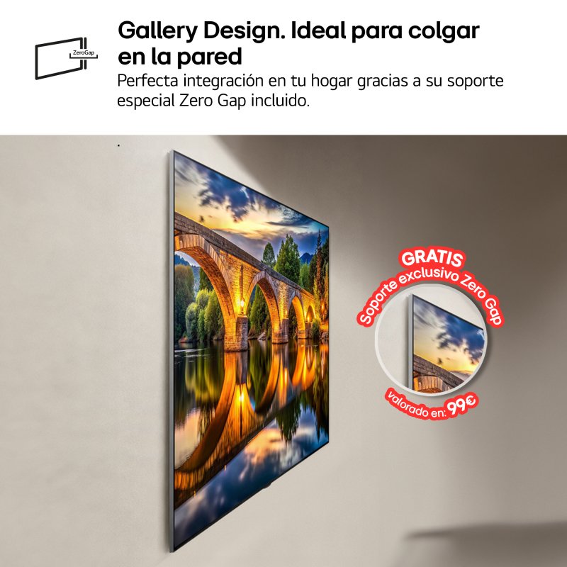 TV LG OLED evo OLED55G64LW 55" 4K UltraHD 120Hz Smart TV WebOS HDR10 Dolby Vision