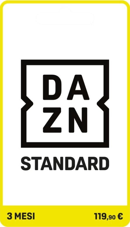 Carta Prepagata DAZN Standard - 3 Mesi