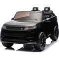 Auto Elettrica 24V per Bambini 2 Posti Range Rover Sport con Sedile in Pelle Cintura 3 Punti Telecomando – Variante Nero
