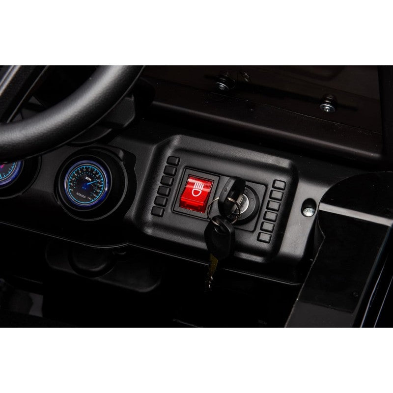 Auto Elettrica Macchina per Bambini Fuoristrada Off-Road con Sedile in Pelle e Telecomando 12V Full Optional – Variante Nero