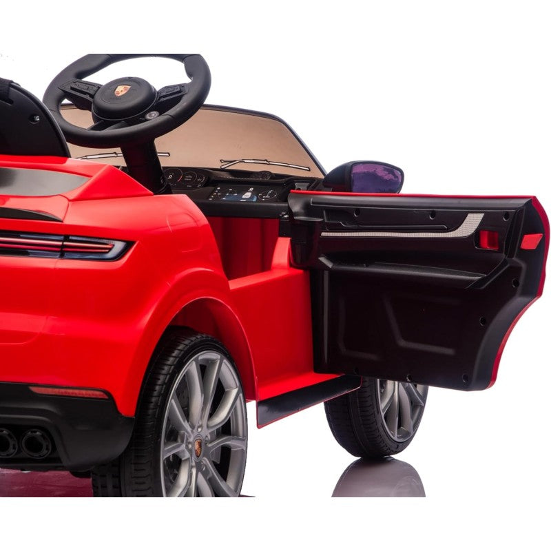 Auto Elettrica Macchina per Bambini Porsche Cayenne 12V con Telecomando – Variante Rosso
