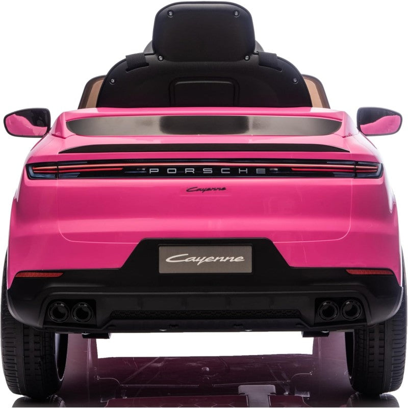 Auto Elettrica Macchina per Bambini Porsche Cayenne 12V con Telecomando – Variante Rosa