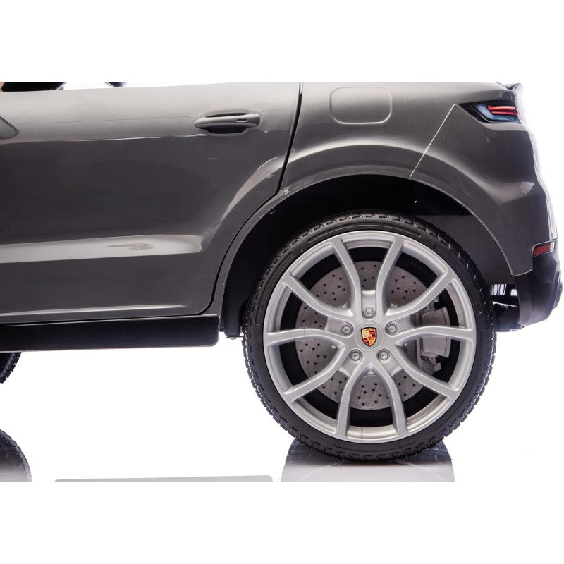 Auto Elettrica Macchina per Bambini Porsche Cayenne 12V con Telecomando – Variante Grigio