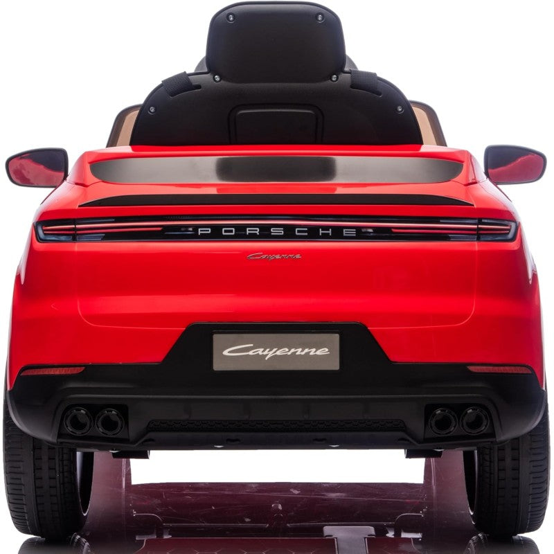 Auto Elettrica Macchina per Bambini Porsche Cayenne 12V con Telecomando – Variante Rosso