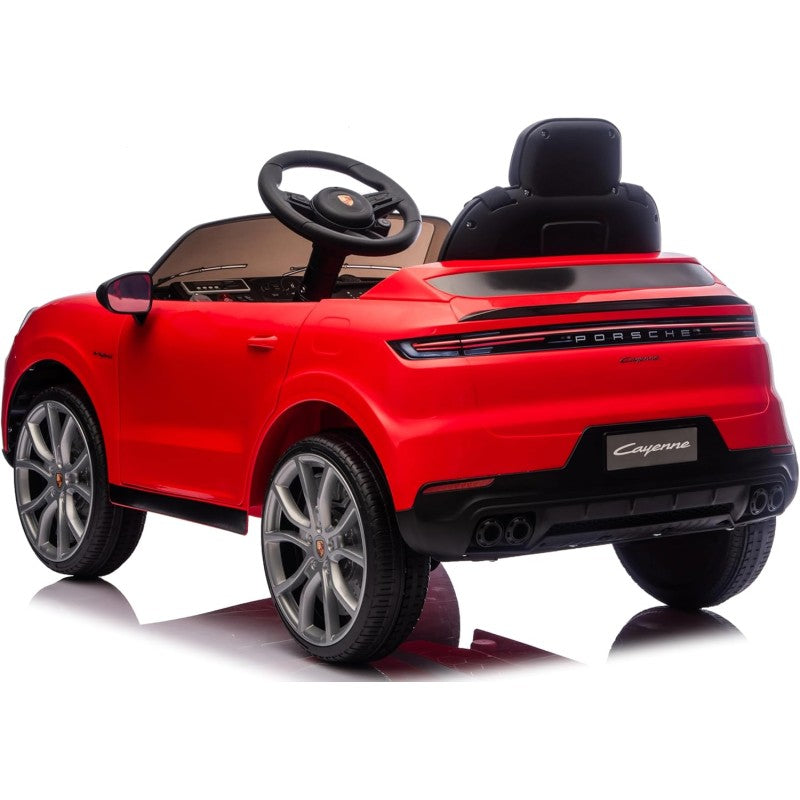 Auto Elettrica Macchina per Bambini Porsche Cayenne 12V con Telecomando – Variante Rosso